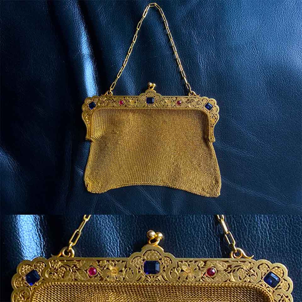 Sac à main des 1001 nuits entièrement en or 18 carats
